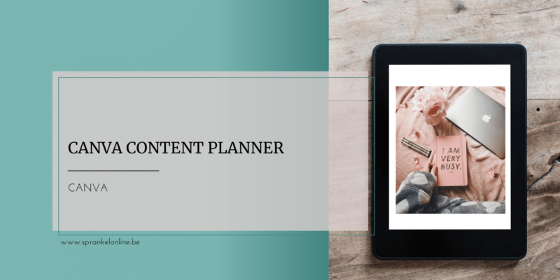 Canva Content Planner.