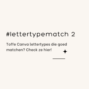 Canva Lettertype Match #2